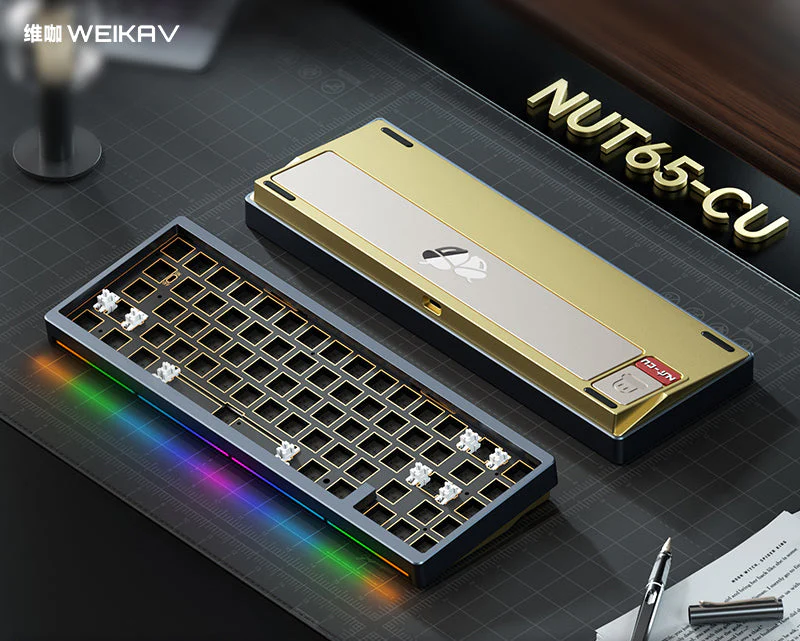Nut 65-CU Copper Custom Mechanical Keyboard Kit - Image 3