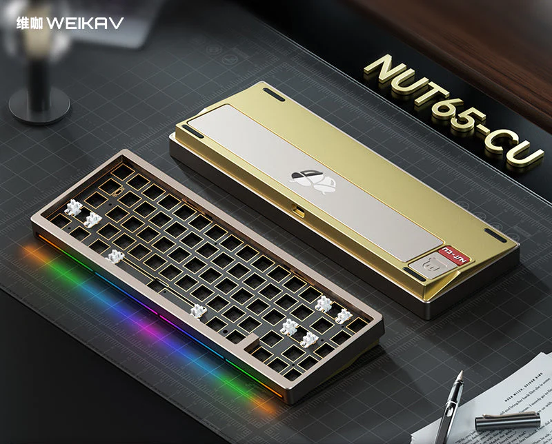 Nut 65-CU Copper Custom Mechanical Keyboard Kit - Image 6