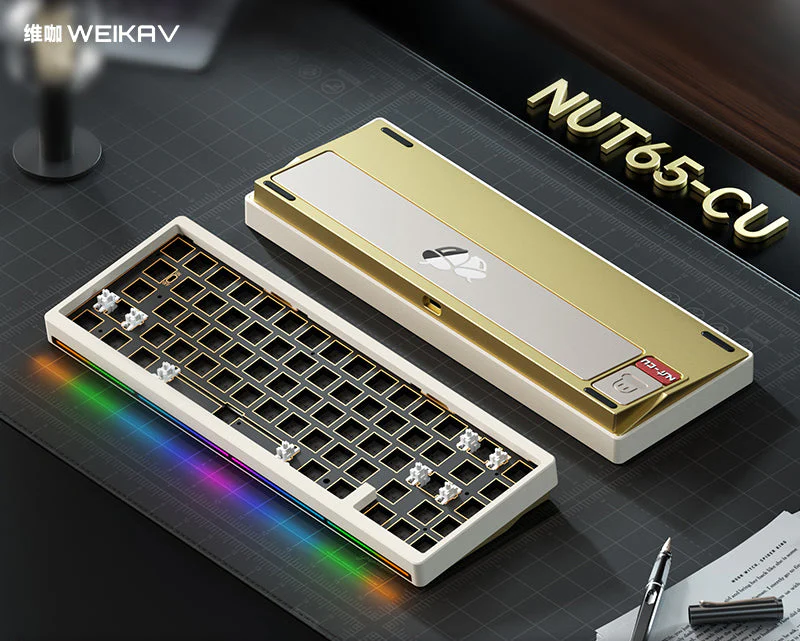 Nut 65-CU Copper Custom Mechanical Keyboard Kit - Image 7